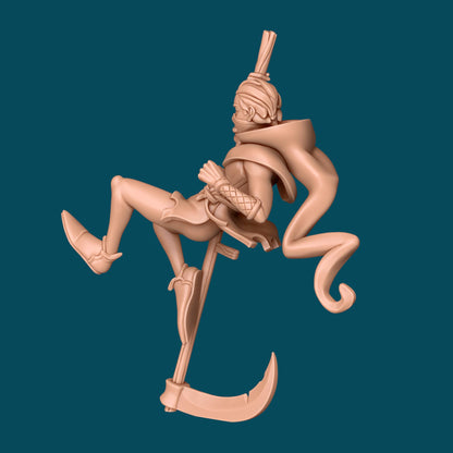 Joy, a friendly reaper | D&D TTRPG Miniature | Awkward Penguin Minis