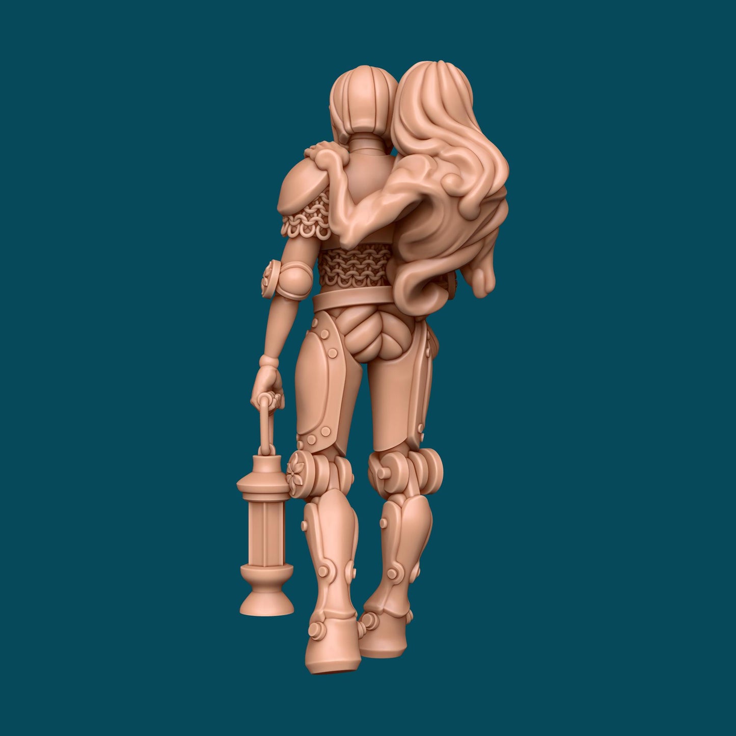 Magpie, a mechanical girl | D&D TTRPG Miniature | Awkward Penguin Minis