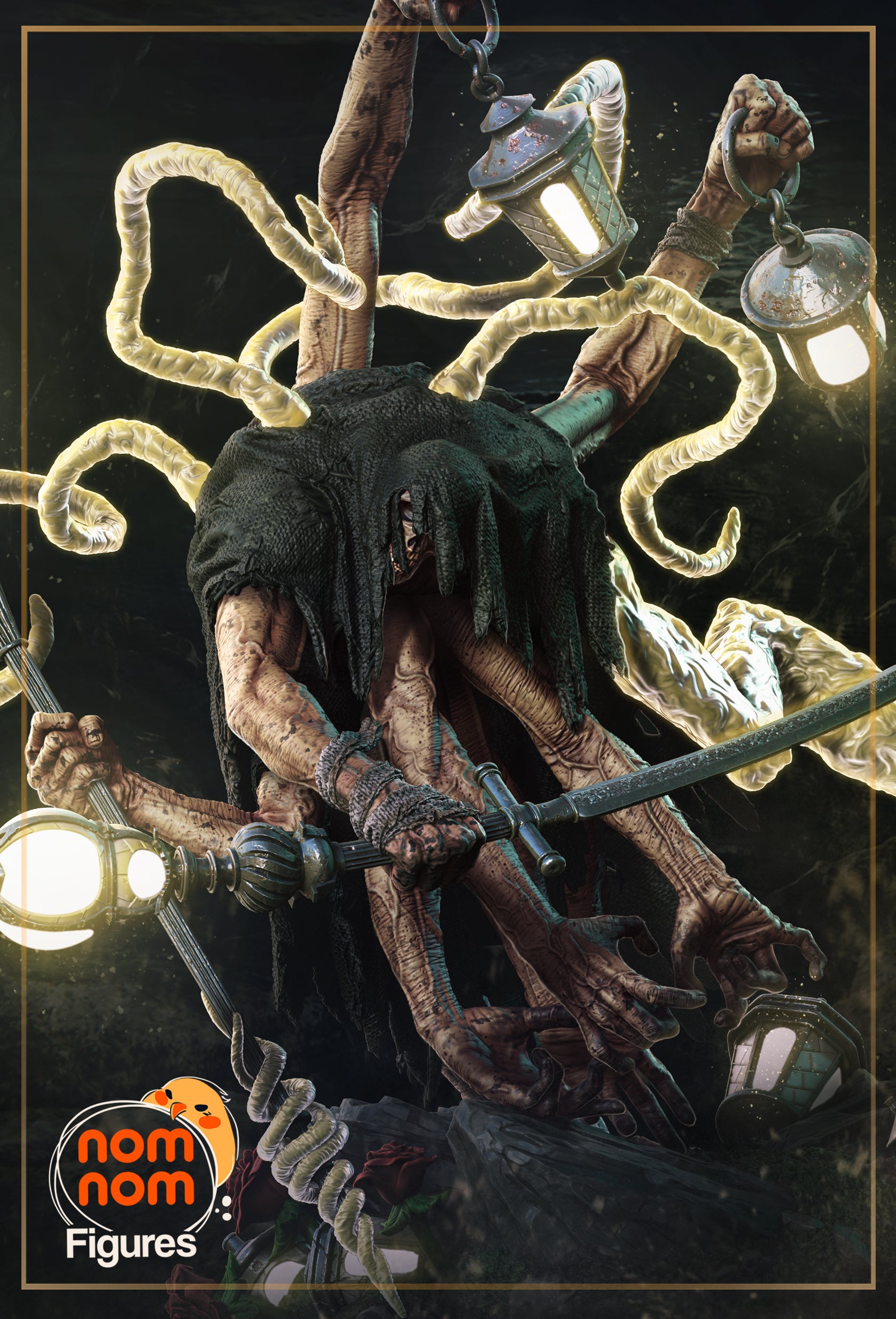 1:10 Master of Lamps | Resin Garage Kit Figure Fan Art | Nomnom Figures