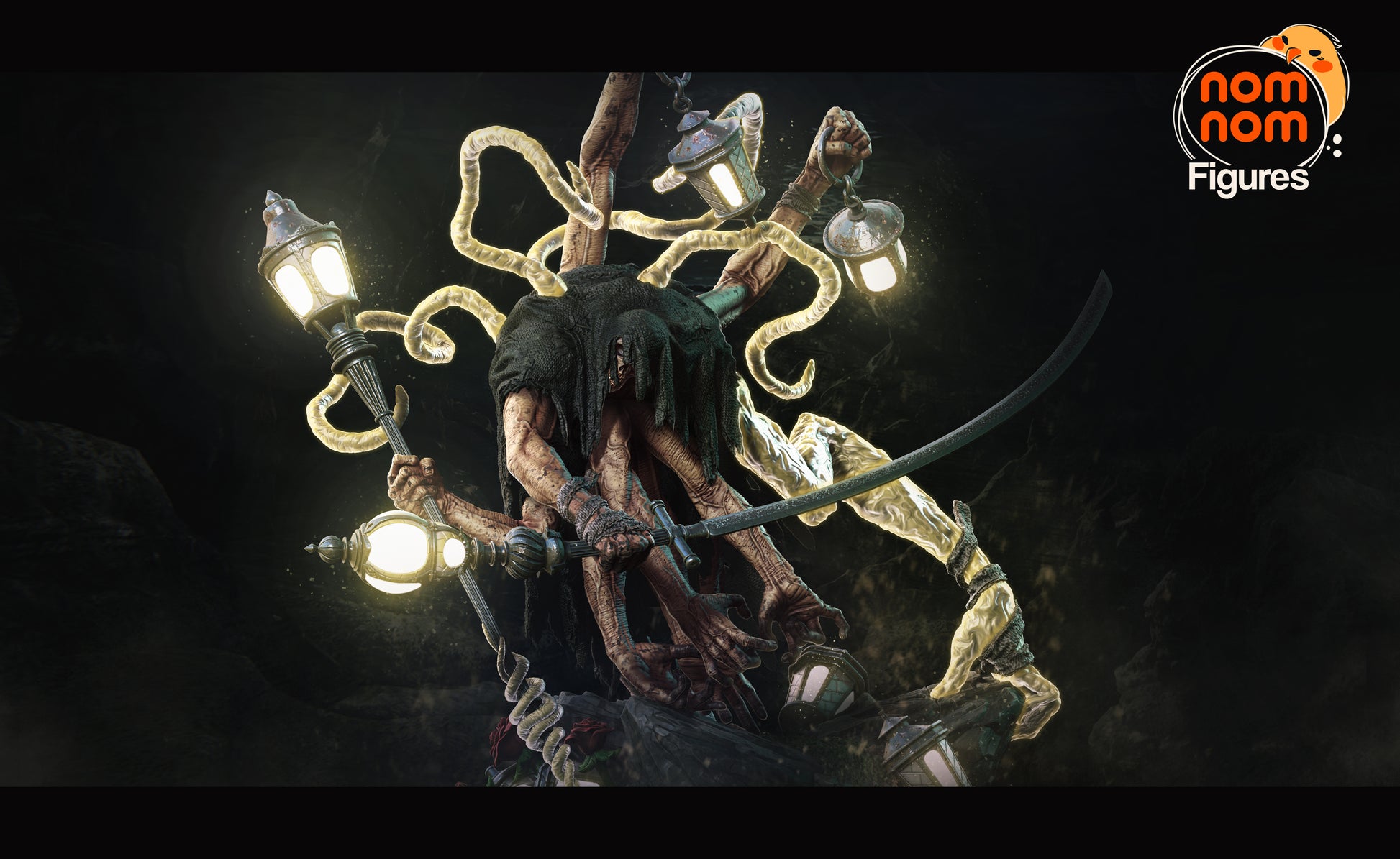 1:10 Master of Lamps | Resin Garage Kit Figure Fan Art | Nomnom Figures