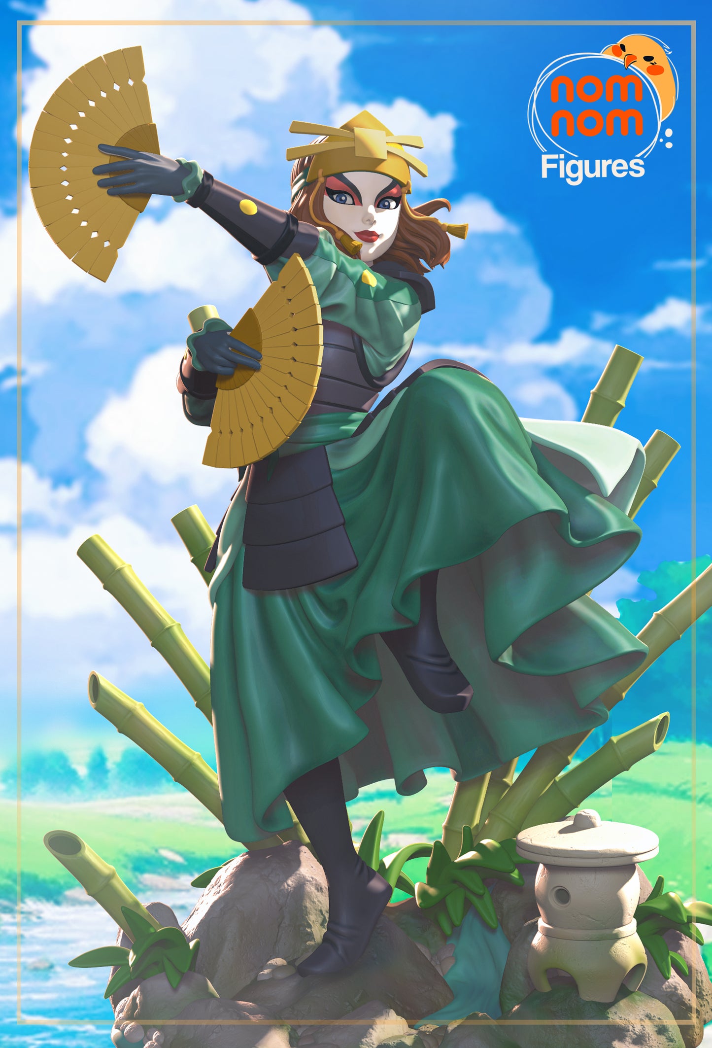 Graceful Guardian | Resin Garage Kit Figure Show Fan Art | Nomnom Figures