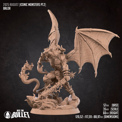 Balor | D&D TTRPG Miniature | Bite the Bullet