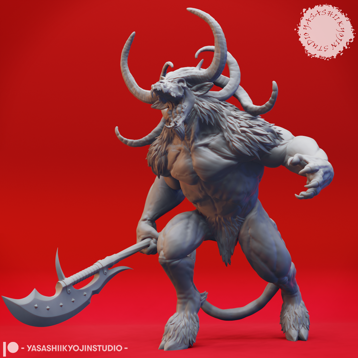 Baphomet | TTRPG Miniature | Yasashii Kyojin Studio