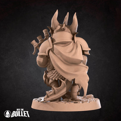 Kobold Bardbarian | D&D TTRPG Miniature | Bite the Bullet