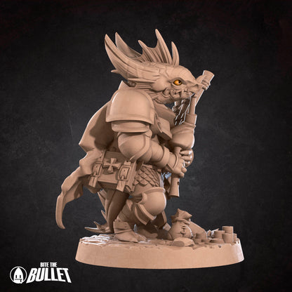 Kobold Bardbarian | D&D TTRPG Miniature | Bite the Bullet