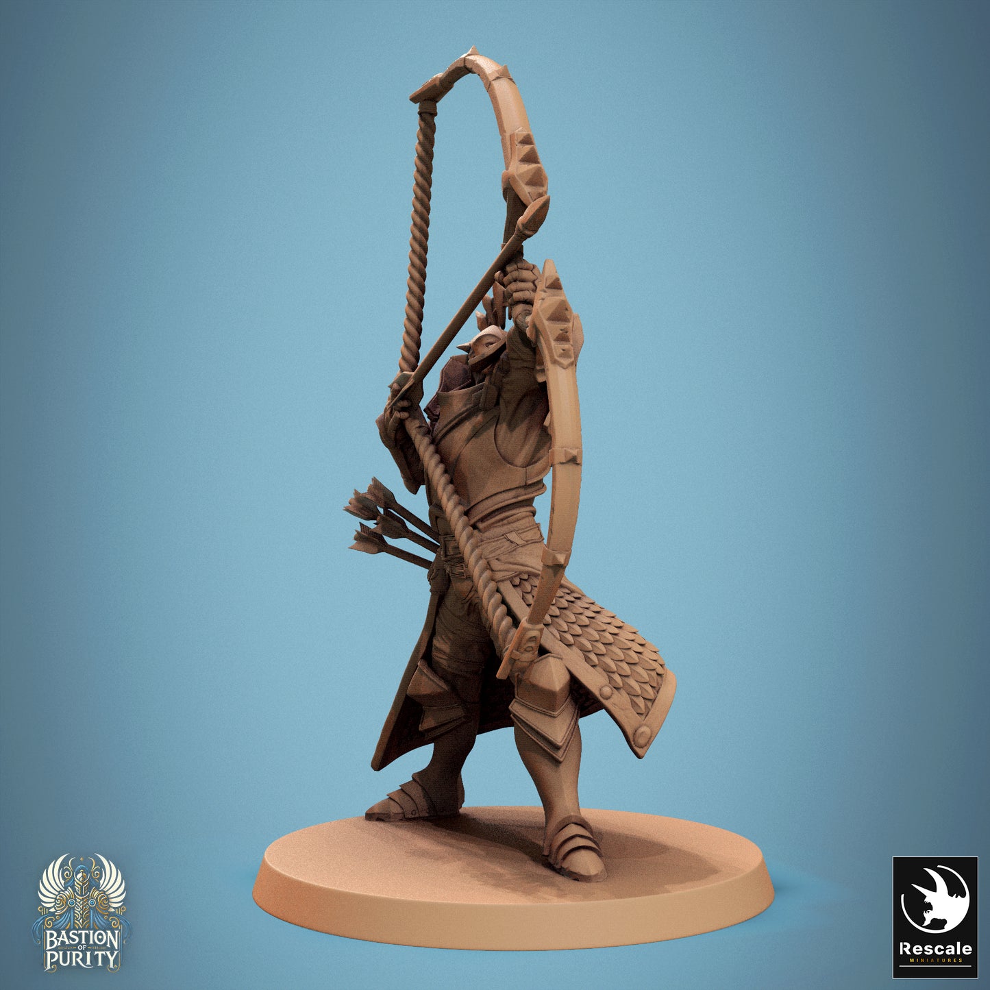 Aeterna Infantry Archers, Bastion of Purity Warband | D&D TTRPG Miniature | Rescale Miniatures