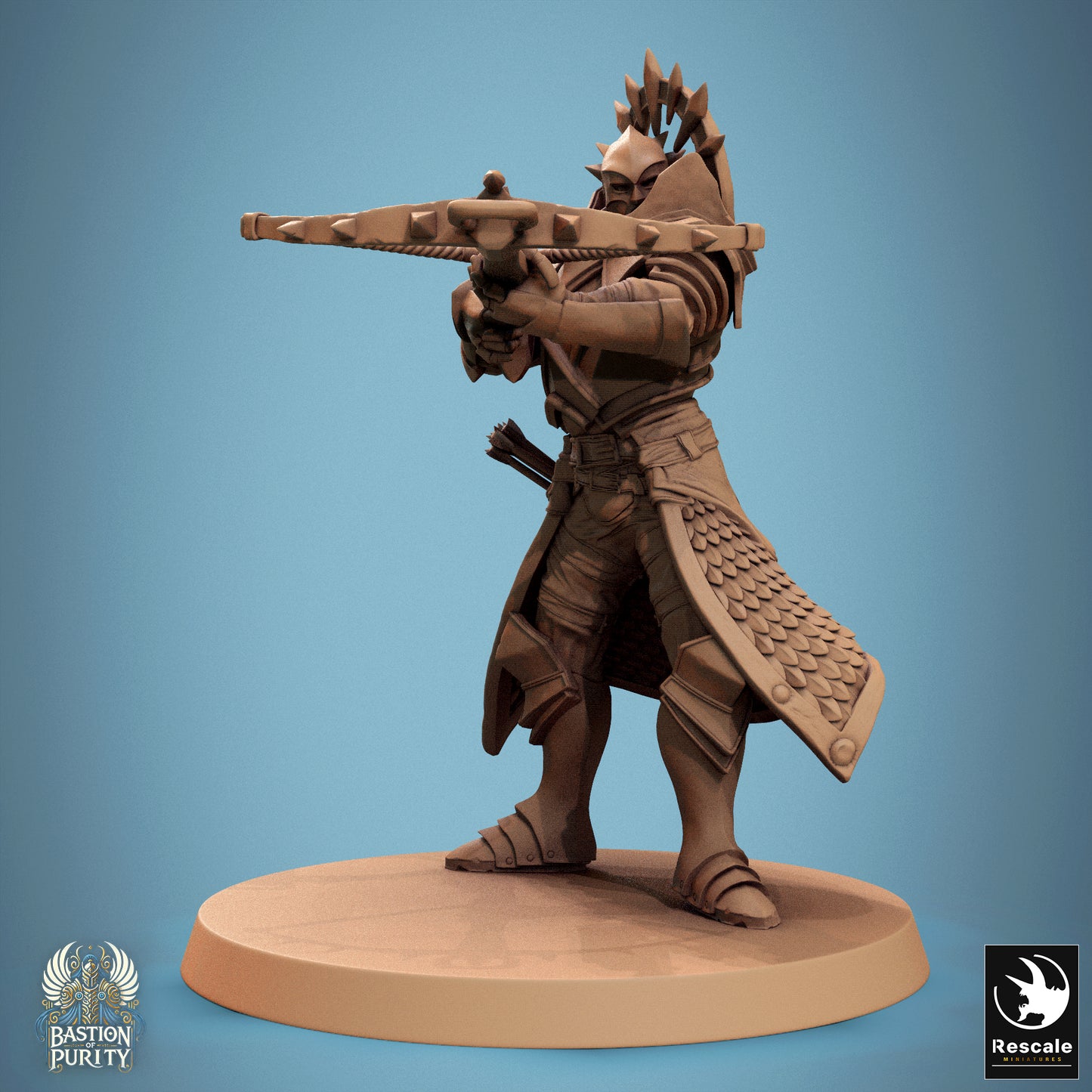 Aeterna Infantry Archers, Bastion of Purity Warband | D&D TTRPG Miniature | Rescale Miniatures
