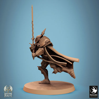 Aeterna Infantry General, Bastion of Purity Warband | D&D TTRPG Miniature | Rescale Miniatures