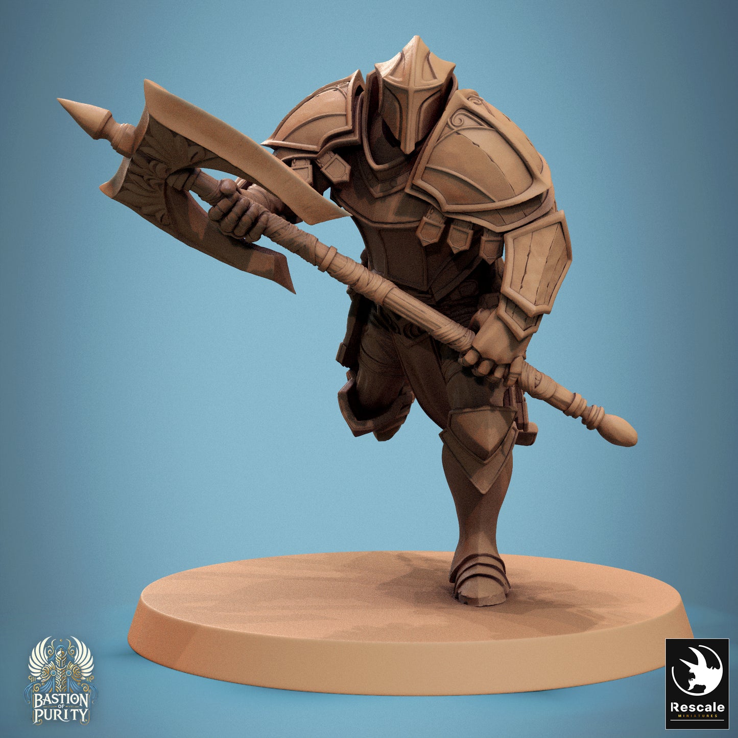 Aeterna Infantry Soldiers, Bastion of Purity Warband | D&D TTRPG Miniature | Rescale Miniatures
