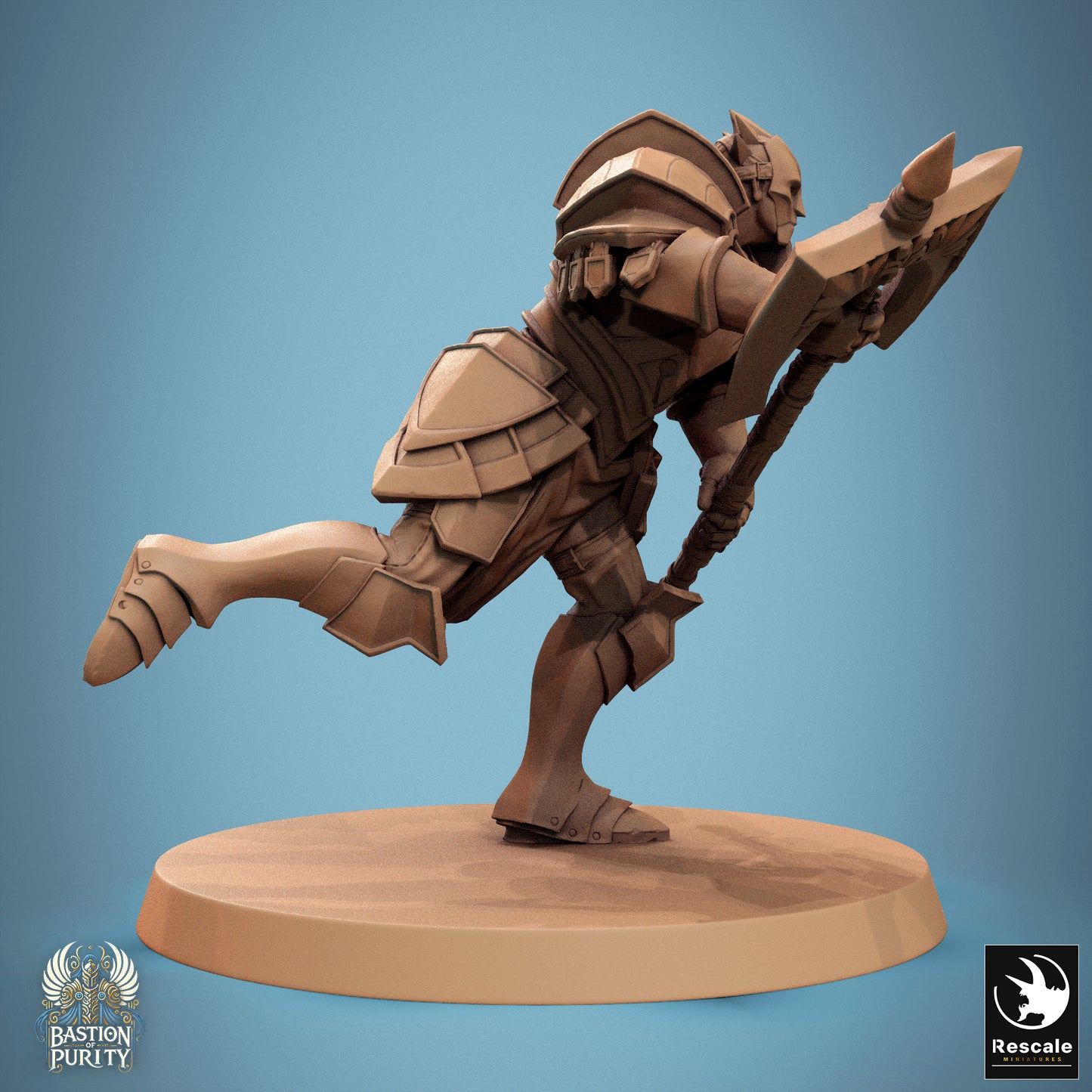 Aeterna Infantry Warriors, Bastion of Purity Warband | D&D TTRPG Miniature | Rescale Miniatures