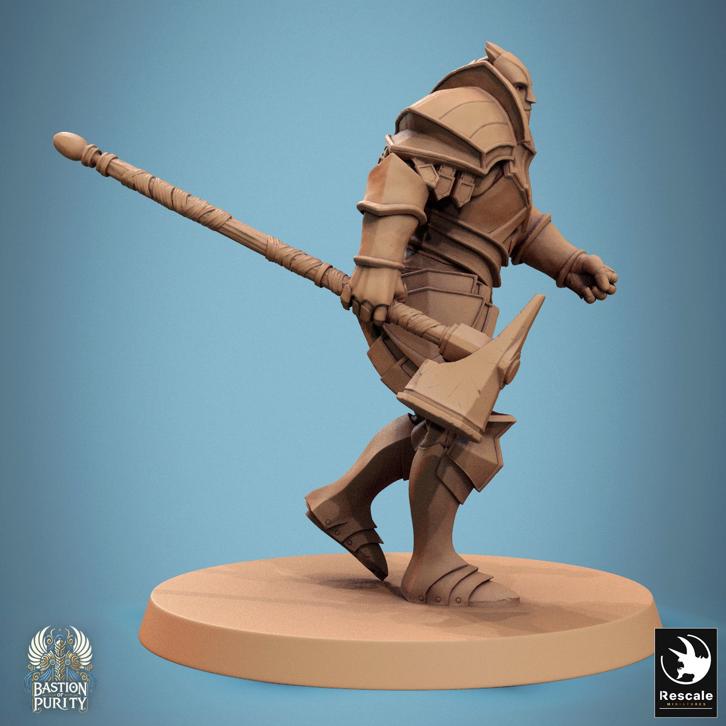 Aeterna Infantry Warriors, Bastion of Purity Warband | D&D TTRPG Miniature | Rescale Miniatures