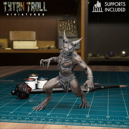 Batfolk, Werebats, Vampires | D&D TTRPG Mini | TytanTroll Miniatures