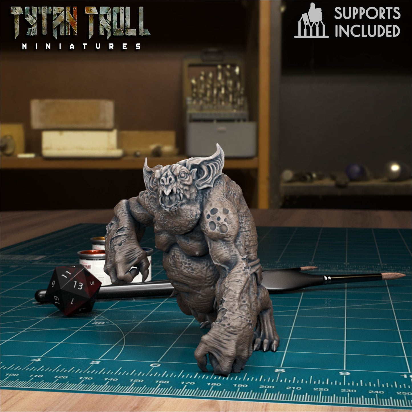 Batfolk, Werebats, Vampires | D&D TTRPG Mini | TytanTroll Miniatures