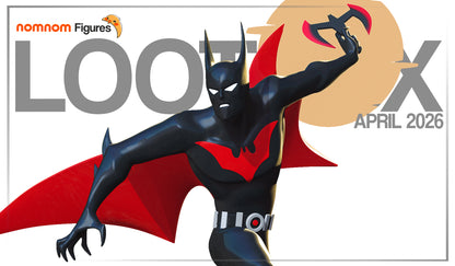Futuristic Vigilante resin garage kit figure by Nomnom Figures, detailed anime-style Batman-inspired design.