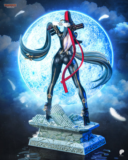 Resin garage kit figure of Bullet Witch Tanuki from Tattles Told 3D, showcasing detailed fan art design and craftsmanship.