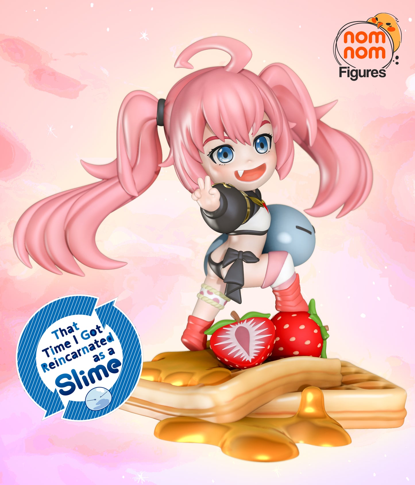 Chibi Cheeky Sweetheart | Resin Garage Kit Figure Anime Fan Art | Nomnom Figures
