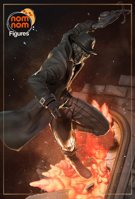 Masked Detective | Resin Garage Kit Figure Fan Art | Nomnom Figures