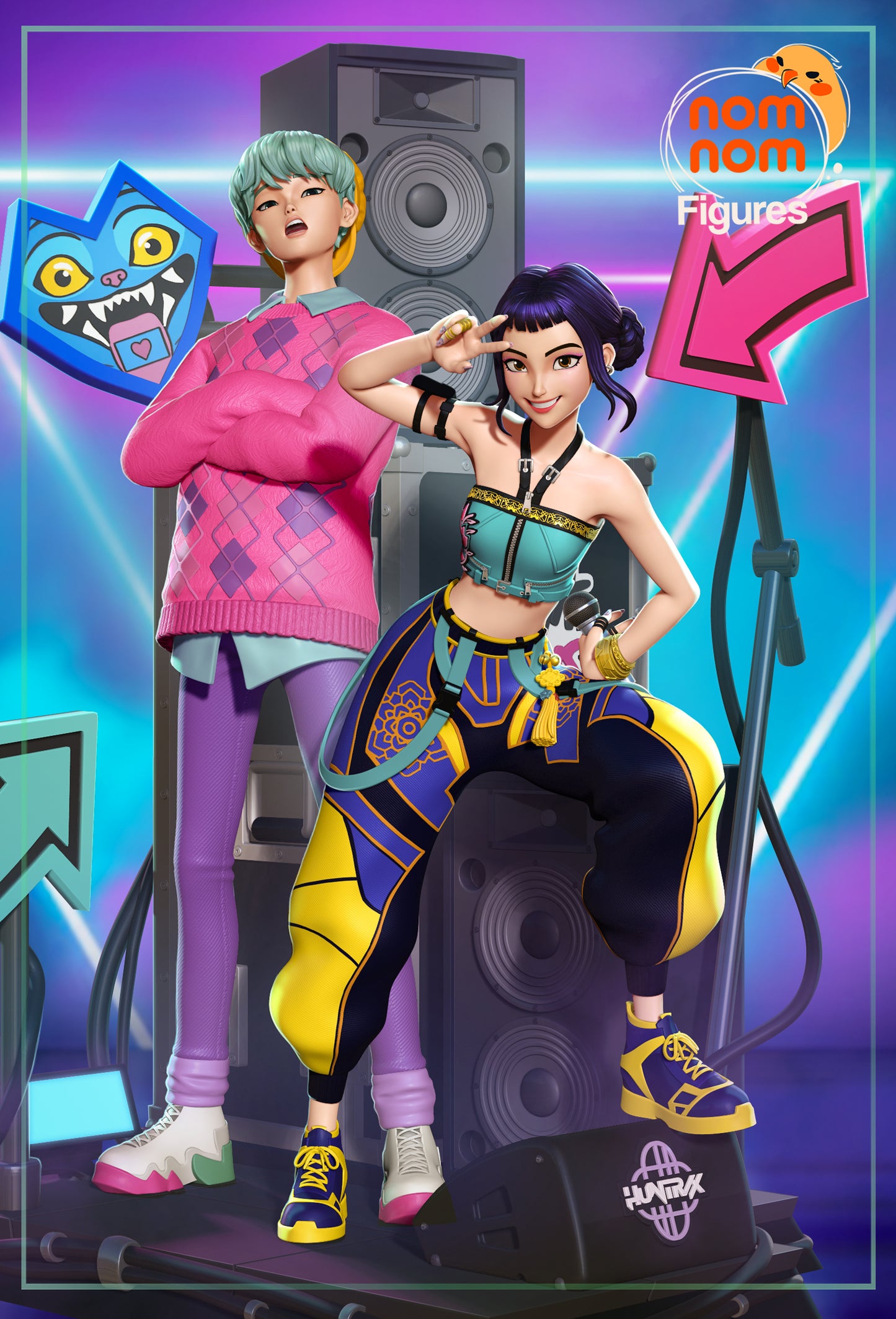 Opposing Flows | Resin Garage Kit Figure Fan Art | Nomnom Figures