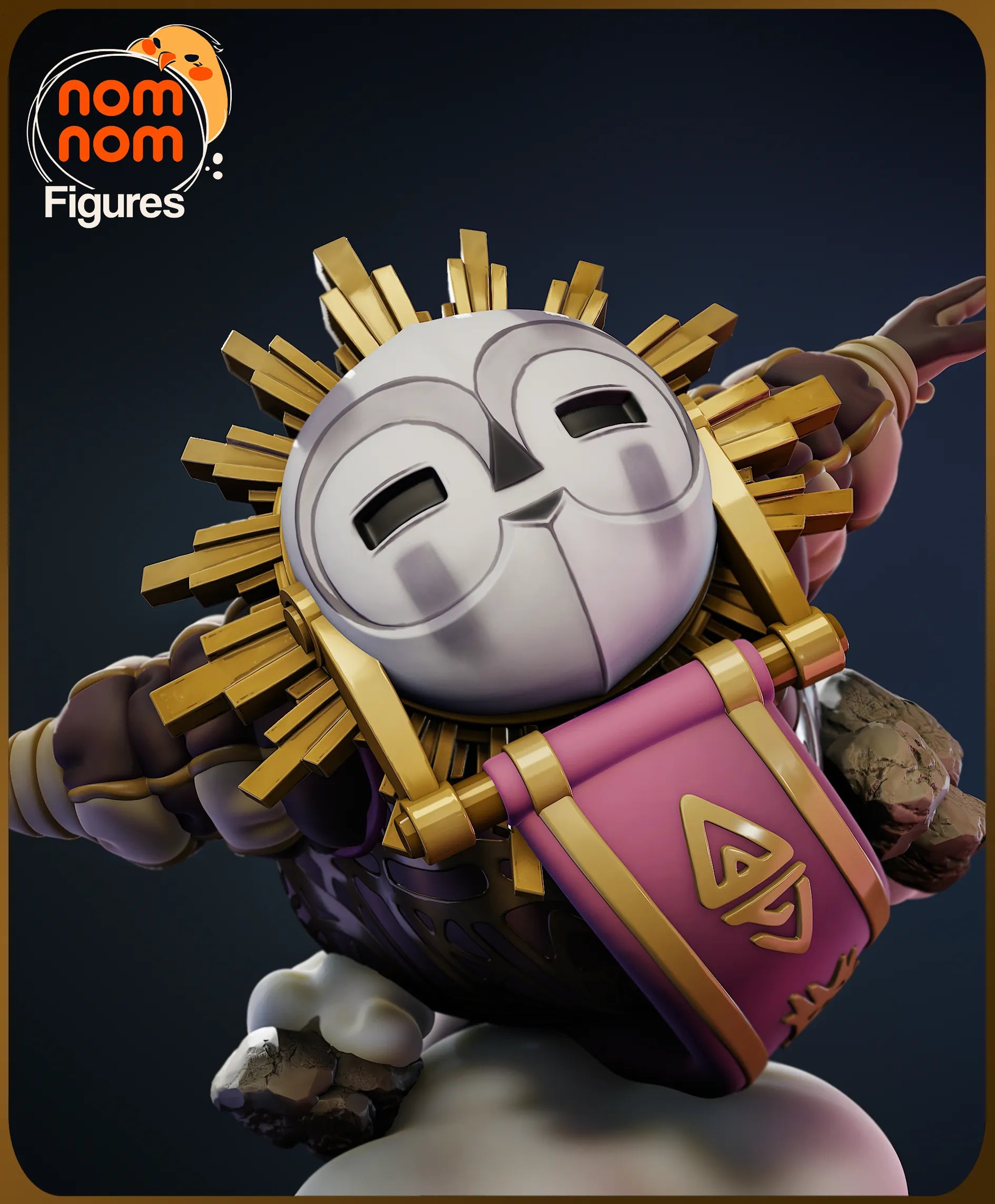 Chibi Sunlit Valor | Resin Garage Kit Figure Anime Fan Art | Nomnom Figures