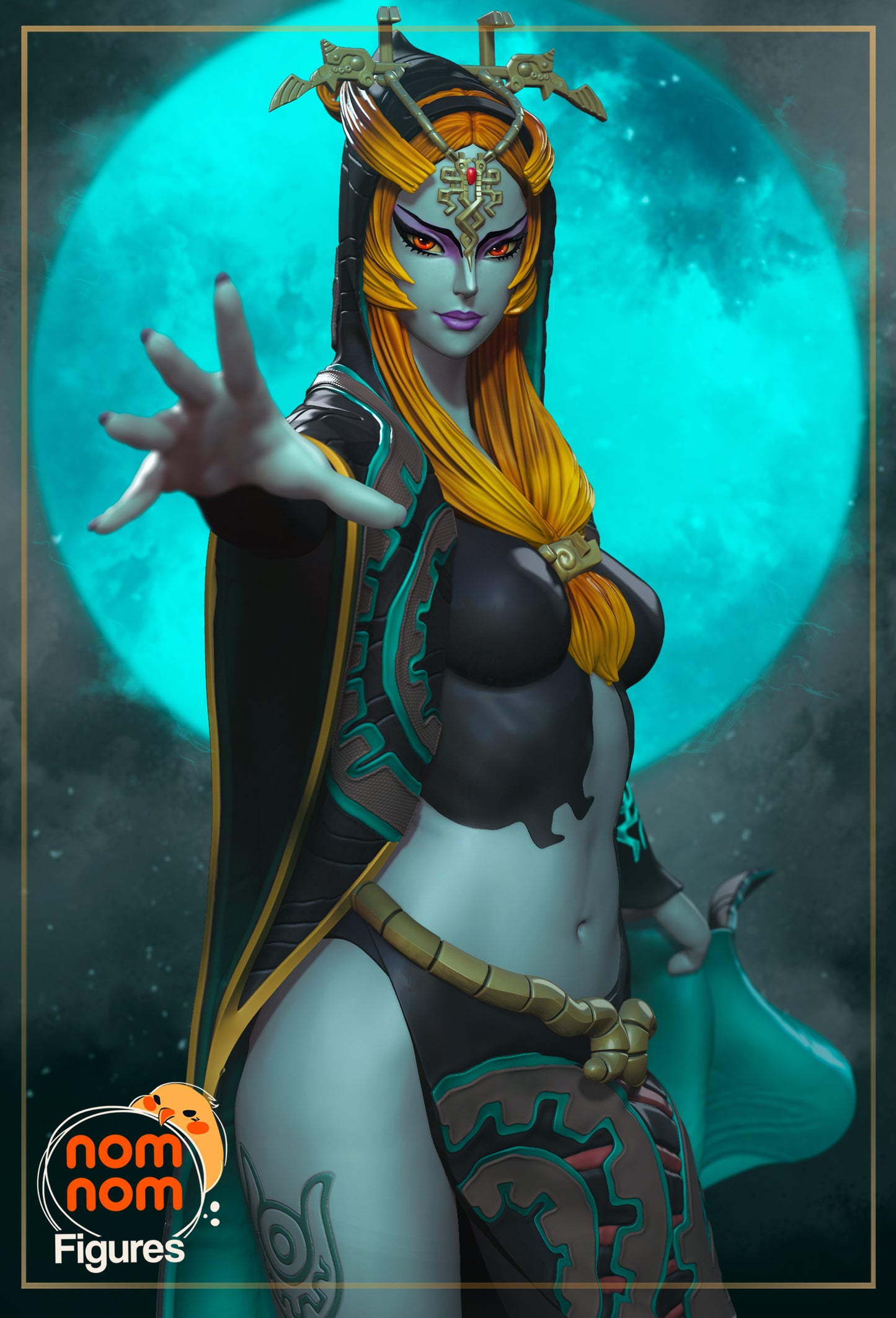 Twilight Queen | Resin Garage Kit Figure Fan Art | Nomnom Figures