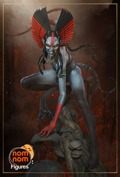 The Huntress | Resin Garage Kit Figure Fan Art | Nomnom Figures