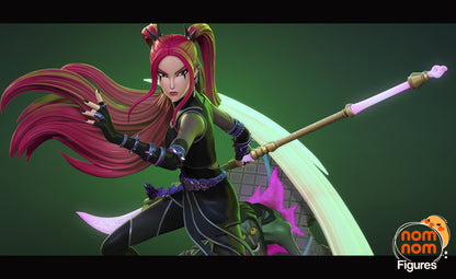 Demon Hunter | Resin Garage Kit Figure Fan Art | Nomnom Figures