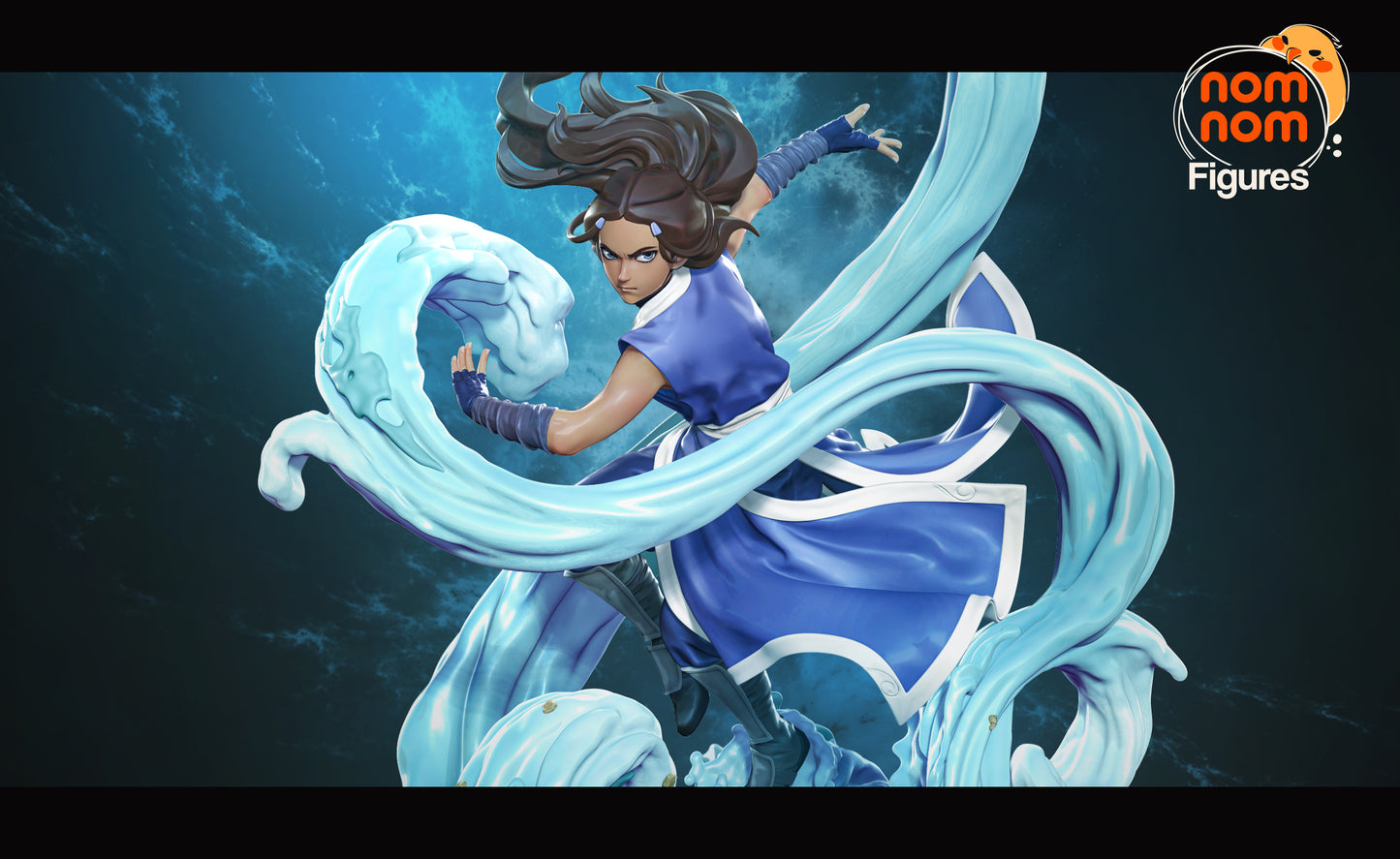 Mastery of Water | Resin Garage Kit Figure Fan Art | Nomnom Figures