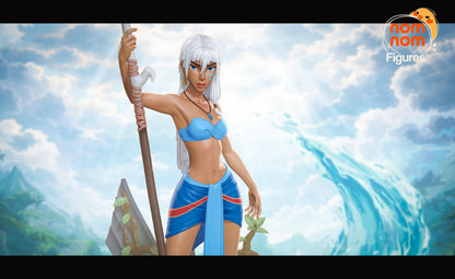 Daugther of Atlantis | Resin Garage Kit Figure Fan Art | Nomnom Figures