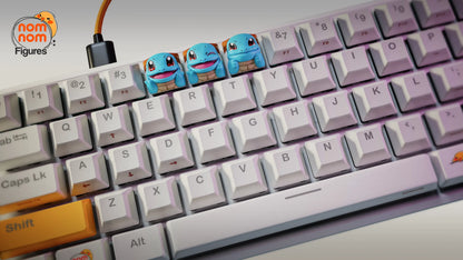Keycaps - Water Starter | 3D Printed Resin Anime Fan Art | Nomnom Figures