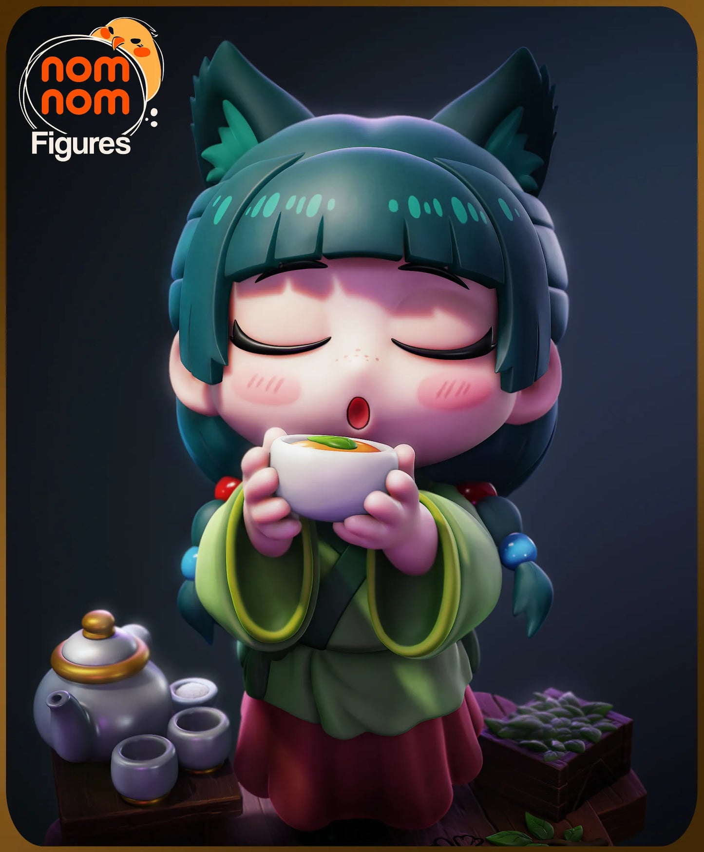 Chibi Apothecary | Resin Garage Kit Figure Anime Fan Art | Nomnom Figures