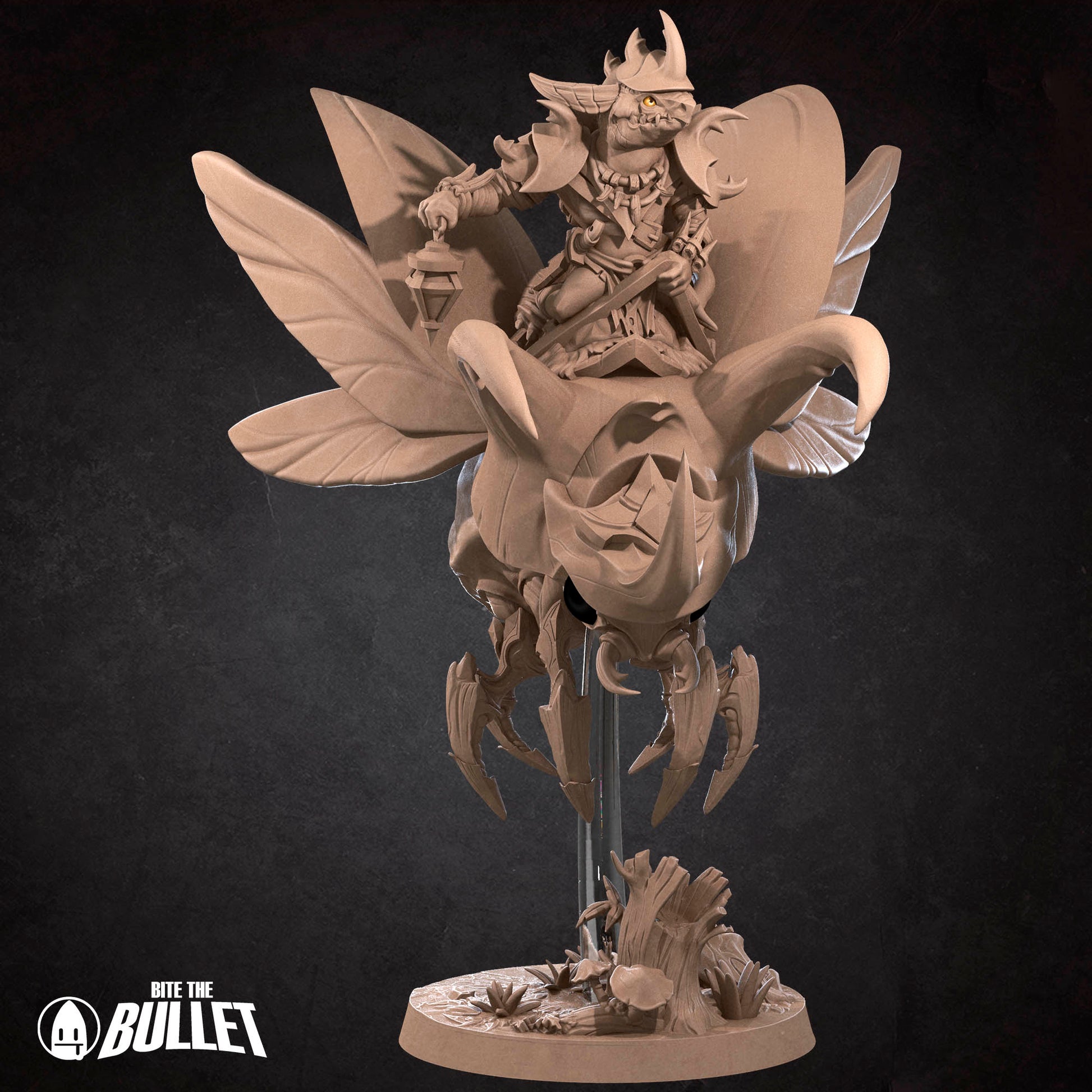 Kobold Beetle Rider | D&D TTRPG Miniature | Bite the Bullet