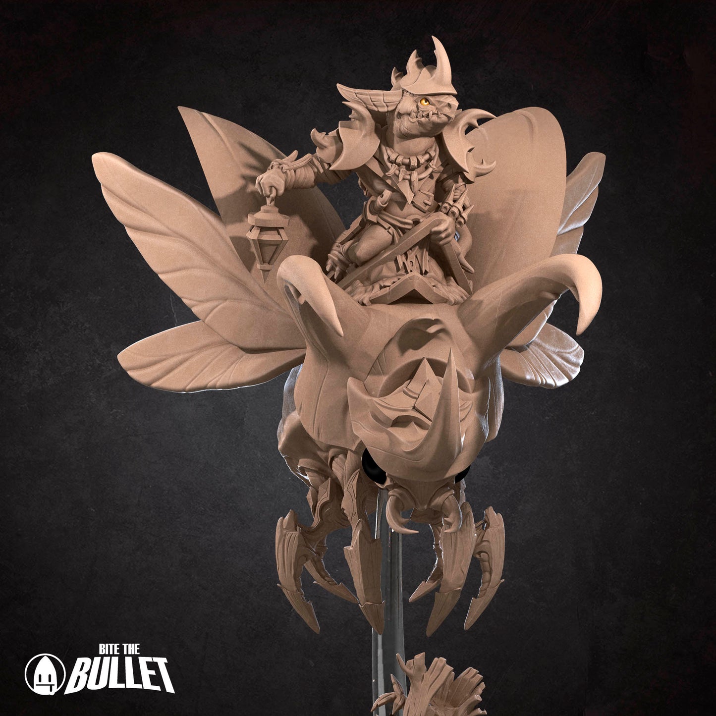 Kobold Beetle Rider | D&D TTRPG Miniature | Bite the Bullet