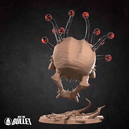 Beholder Skull | D&D TTRPG Miniature | Bite the Bullet