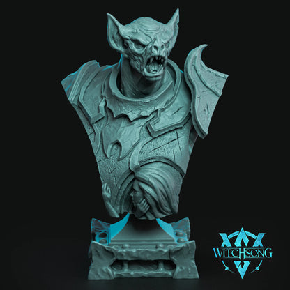 Beledrin's Anguish | Mini or Bust | Monster Miniature Statue | Witchsong Miniatures