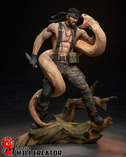 1:10 Snake Muncher | Resin Garage Kit Figure Game Fan Art | h3LL creator