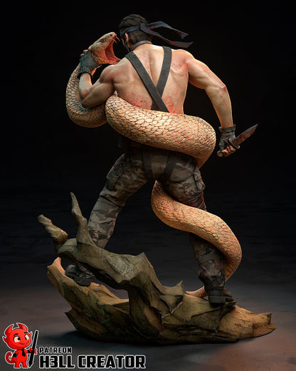 1:10 Snake Muncher | Resin Garage Kit Figure Game Fan Art | h3LL creator