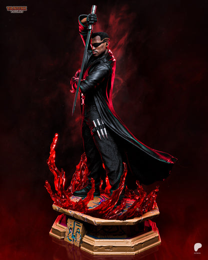 Vampiric Vampire Hunter resin garage kit figure by Tattles Told 3D, featuring a detailed vampire hunter in dark attire.