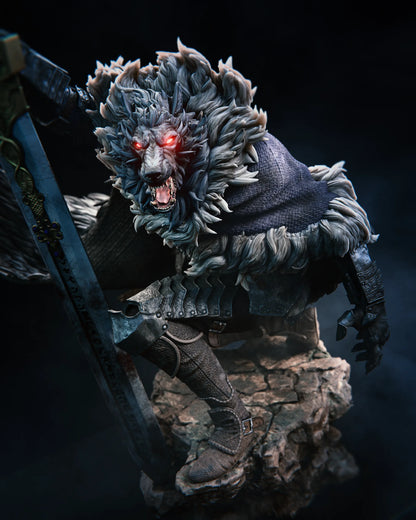 1:12 Half-Wolf Knight | Resin Garage Kit Figure Game Fan Art | CA 3D Studios