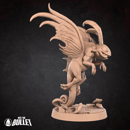 Realm of Bulletcraft, Dragon Trickster | D&D Pathfinder TTRPG Miniature | Bite the Bullet