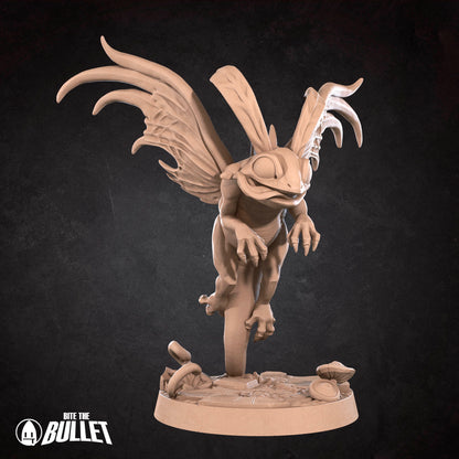 Realm of Bulletcraft, Dragon Trickster | D&D Pathfinder TTRPG Miniature | Bite the Bullet