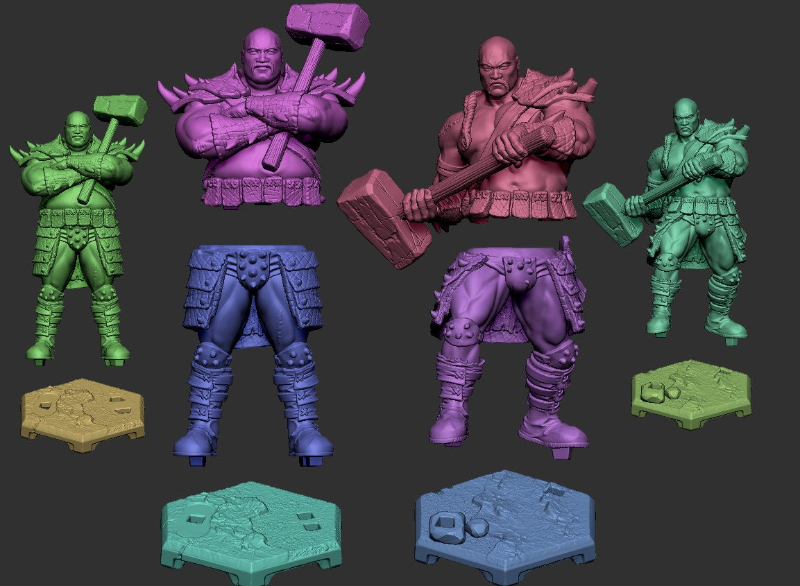 Bad Bros | D&D TTRPG Miniature | Dragun Studios