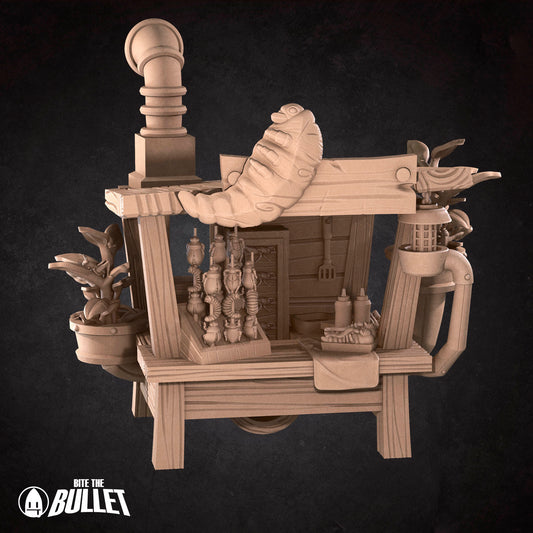 Bullet Town Forest Village, Edible Bugs Sale Point Set | D&D TTRPG Scatter | Bite the Bullet