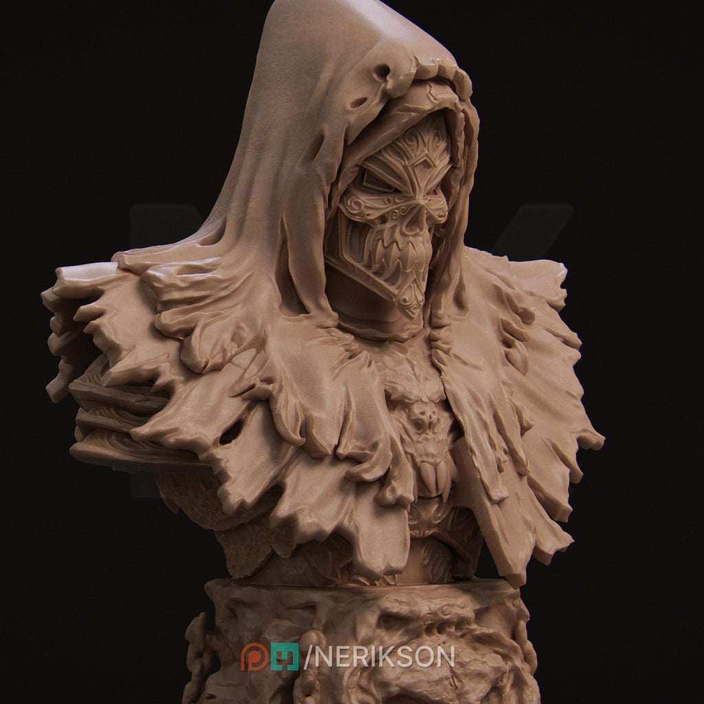 Four Horsemen, Death | Garage Resin Kit Statue or Bust | D&D TTRPG Fantasy Miniature | Nerikson