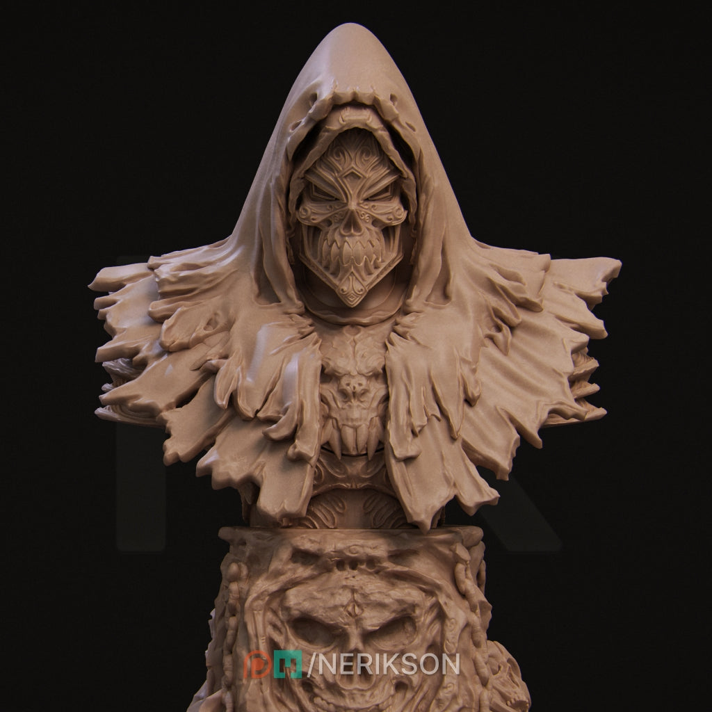 Four Horsemen, Death | Garage Resin Kit Statue or Bust | D&D TTRPG Fantasy Miniature | Nerikson