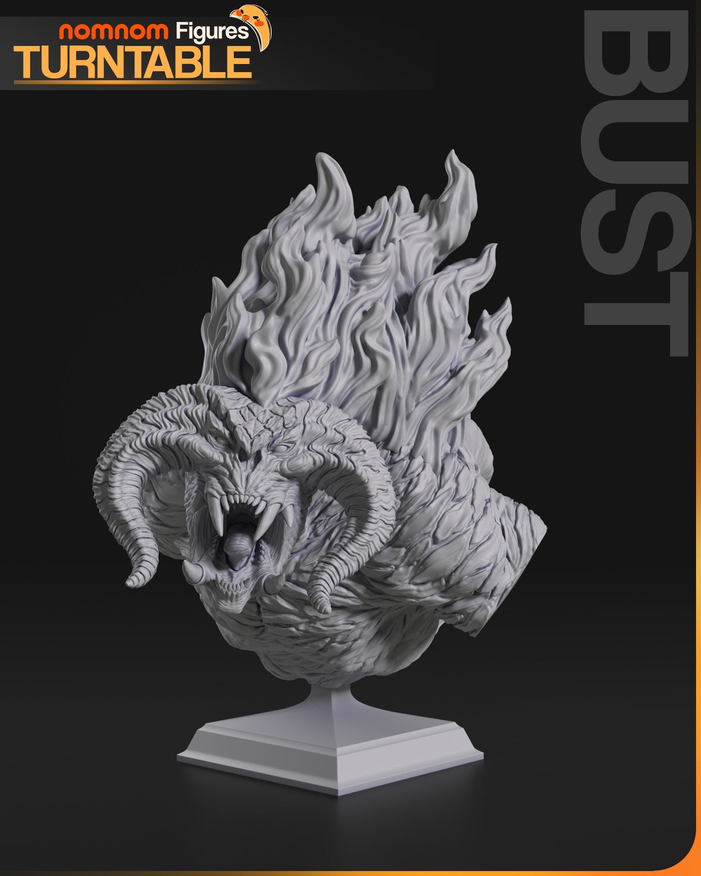 1:10 Demon of the Deep | Resin Garage Kit Figure Fan Art | Nomnom Figures