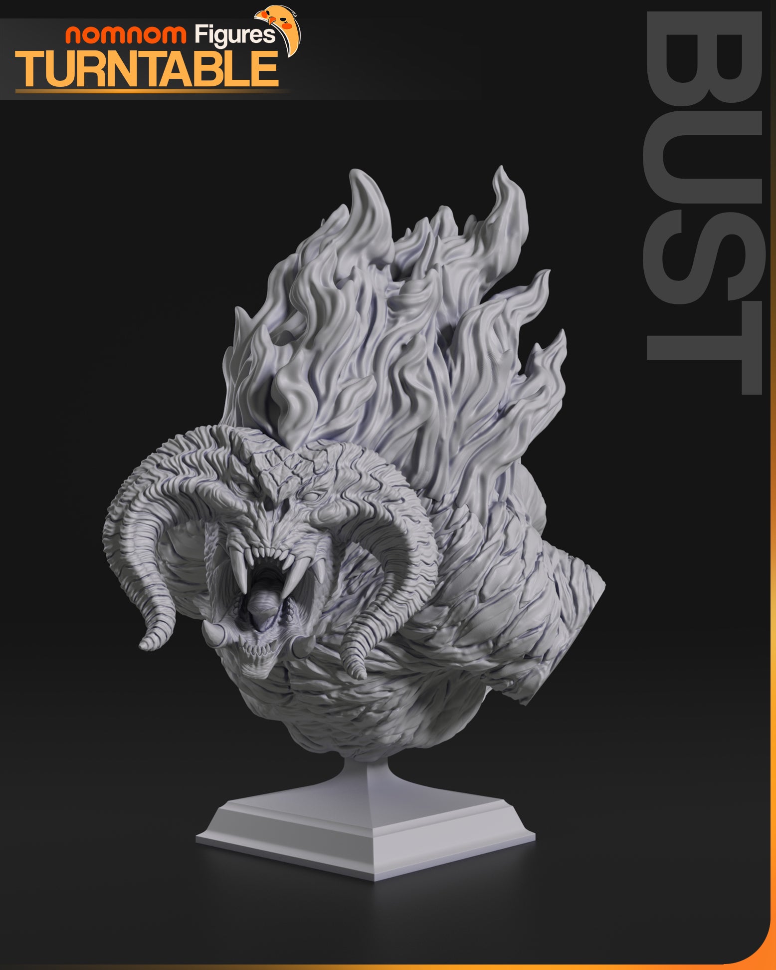 1:10 Demon of the Deep | Resin Garage Kit Figure Fan Art | Nomnom Figures