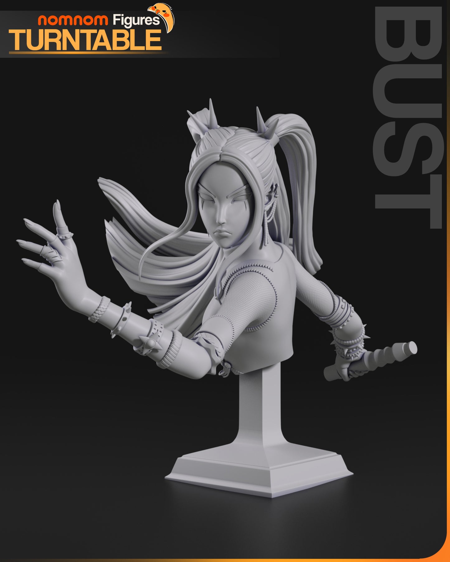 Demon Hunter | Resin Garage Kit Figure Fan Art | Nomnom Figures