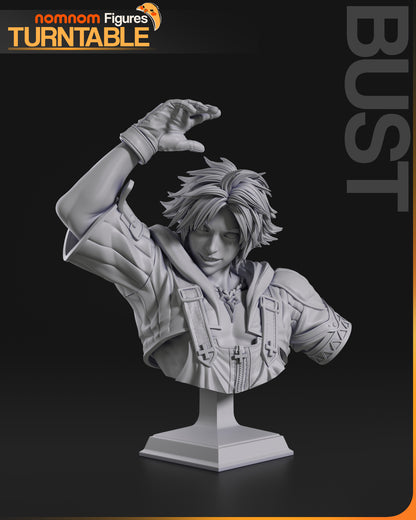 Resin garage kit figure of the Waking Dreamer by Tattles Told 3D, displayed with detailed sculpting and vibrant paintwork.