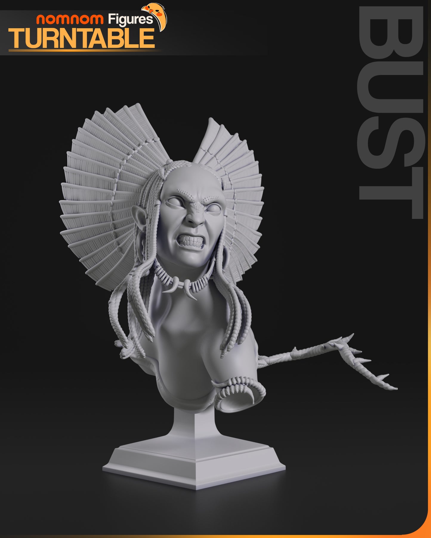 The Huntress | Resin Garage Kit Figure Fan Art | Nomnom Figures