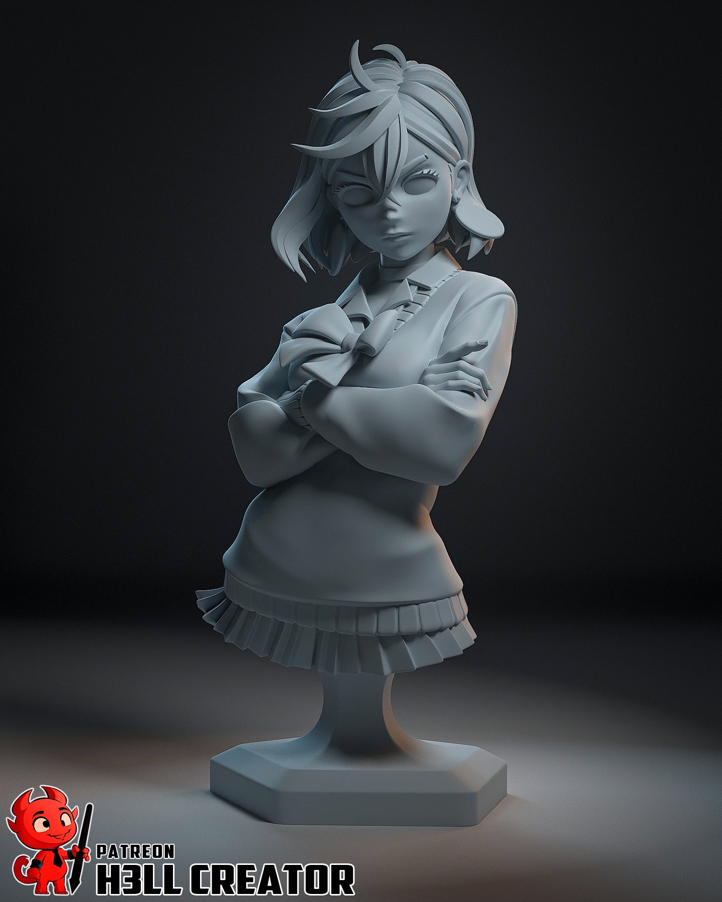 1:12 Telekinetic Girl | Resin Garage Kit Figure Game Fan Art | h3LL creator